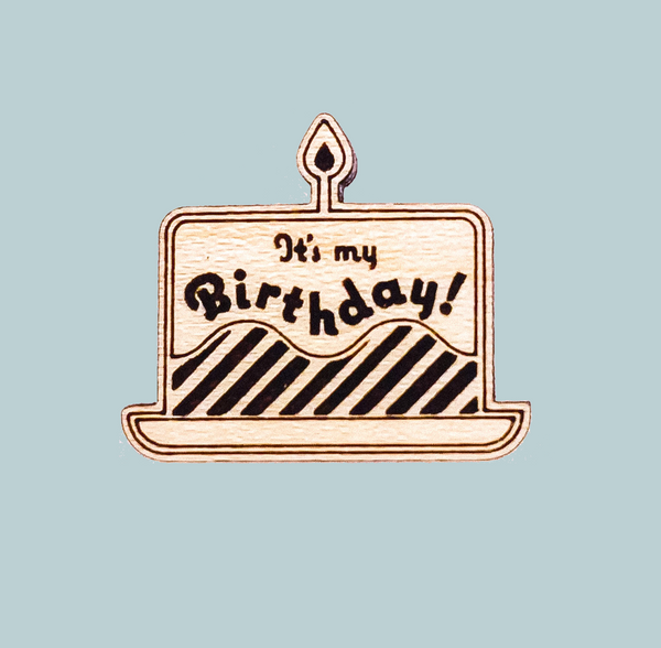 Personalized Birthday Lapel Pin – Glowforge Shop