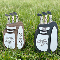 Personalized Father's Day Gift - Golf Bag Money Holder - Birthday Golf Bag Money Holder