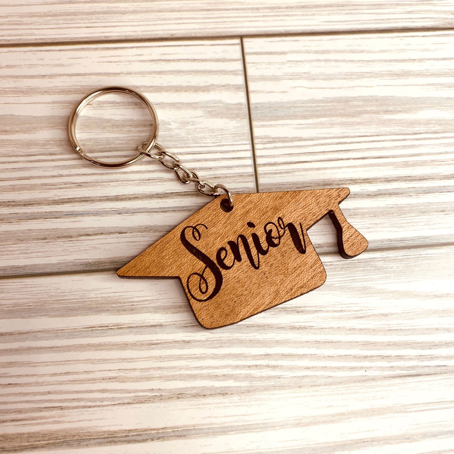 Personalized Graduation Cap Senior Keychain Ornament (Set of 2 ...