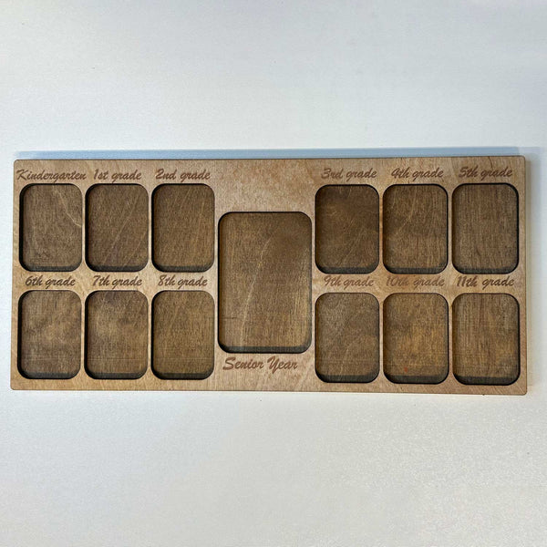 Personalized Student Yearly Photos - K-12 Wood Photo Frame – Glowforge Shop