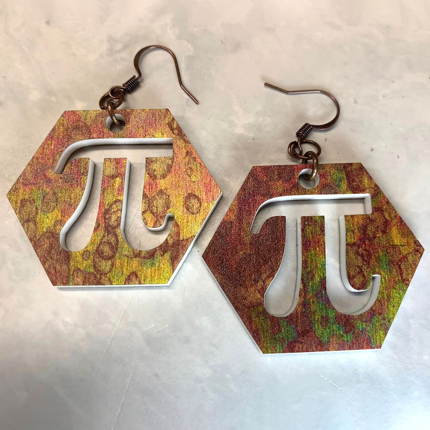 Pi Dangle Earrings - Math Earrings (Set of 3)