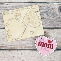 Pop-Out Mother's Day Card "Best Mom" Heart