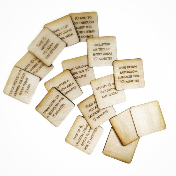 Resizable Tidying Tokens Cleaning Prompts 15 Min Or Less Chore Tasks F ...