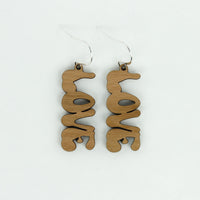 Retro Love Earrings - Love Word Earrings