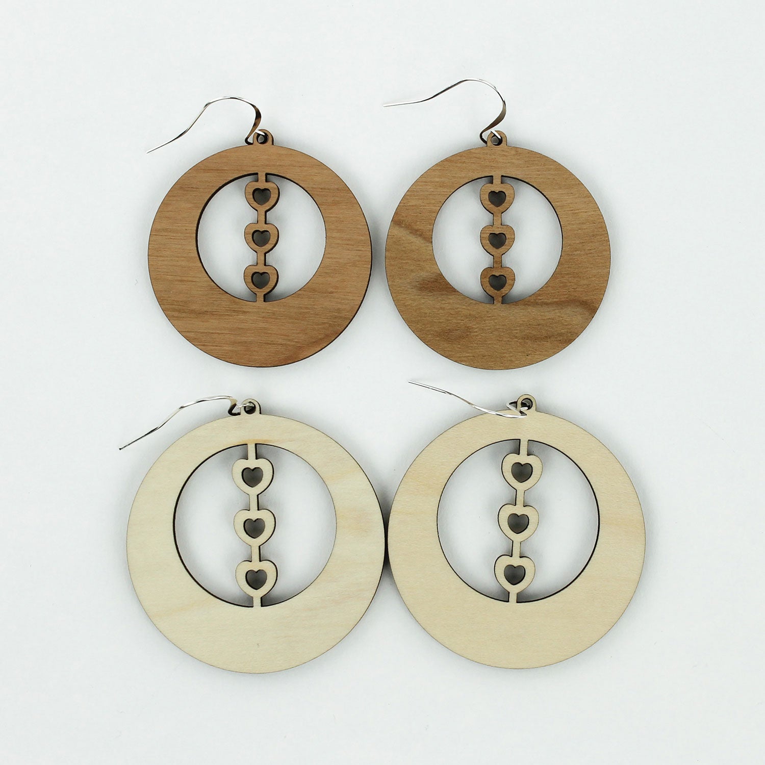 Round on sale dangle earrings