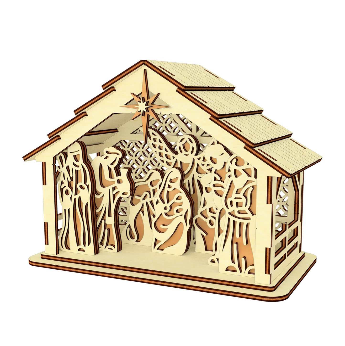 3-D Nativity Scene