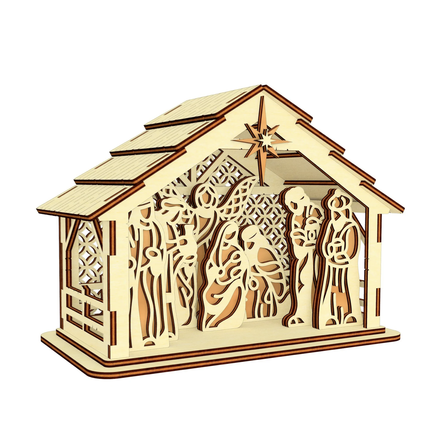 3-D Nativity Scene