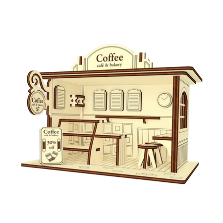 Premium Vector  Realistic 3d isometric mini cafe