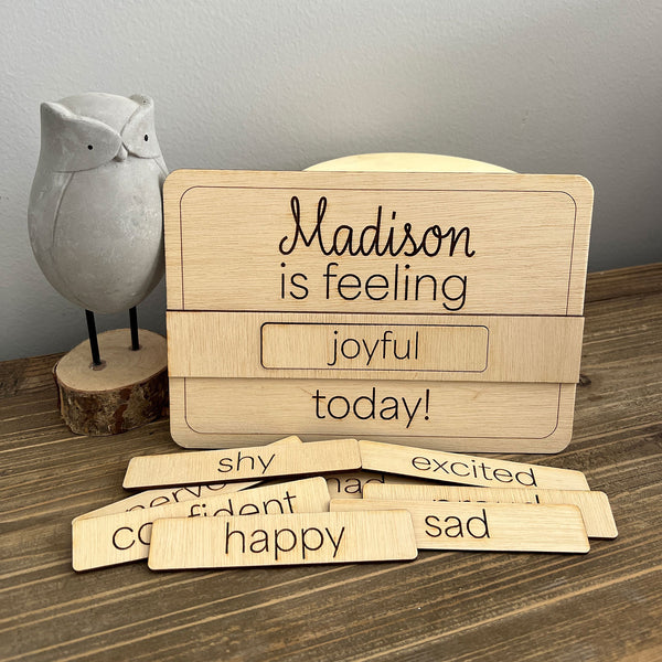 Simple Children's Feelings Chart - Emotions Chart for Kids – Glowforge Shop