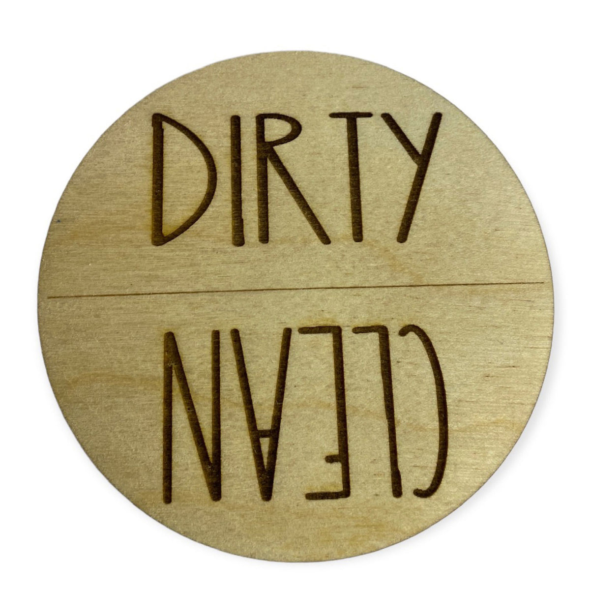Simple Dirty-Clean Dishwasher Magnet – Glowforge Shop