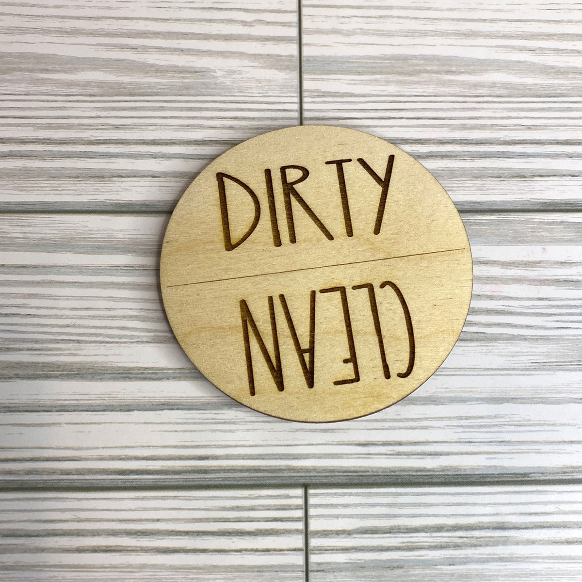 Simple Dirty-Clean Dishwasher Magnet – Glowforge Shop