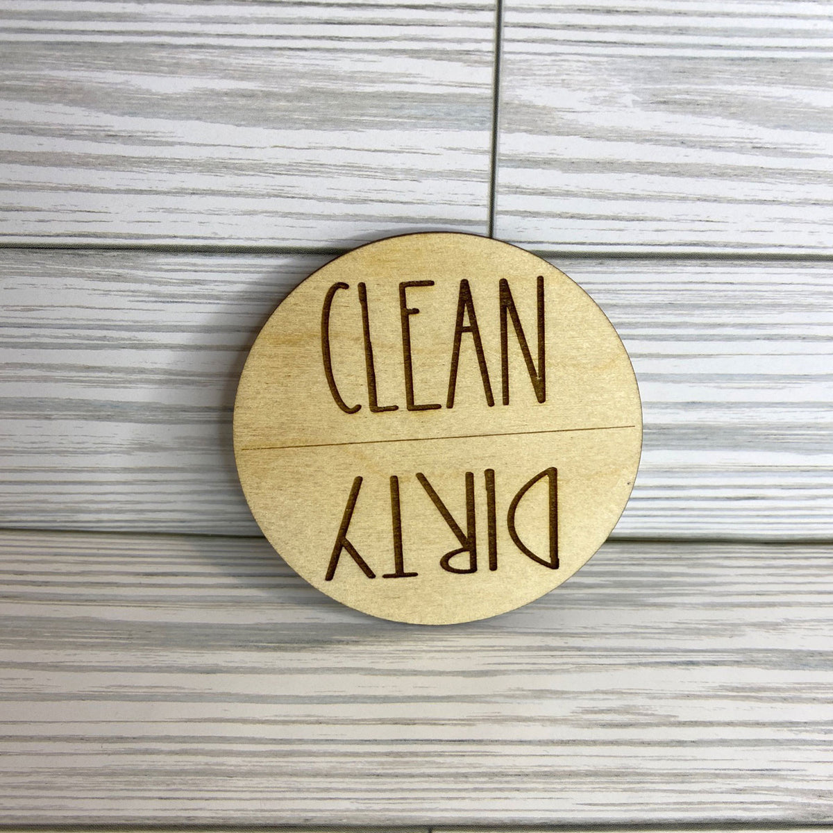 Simple Dirty-Clean Dishwasher Magnet – Glowforge Shop