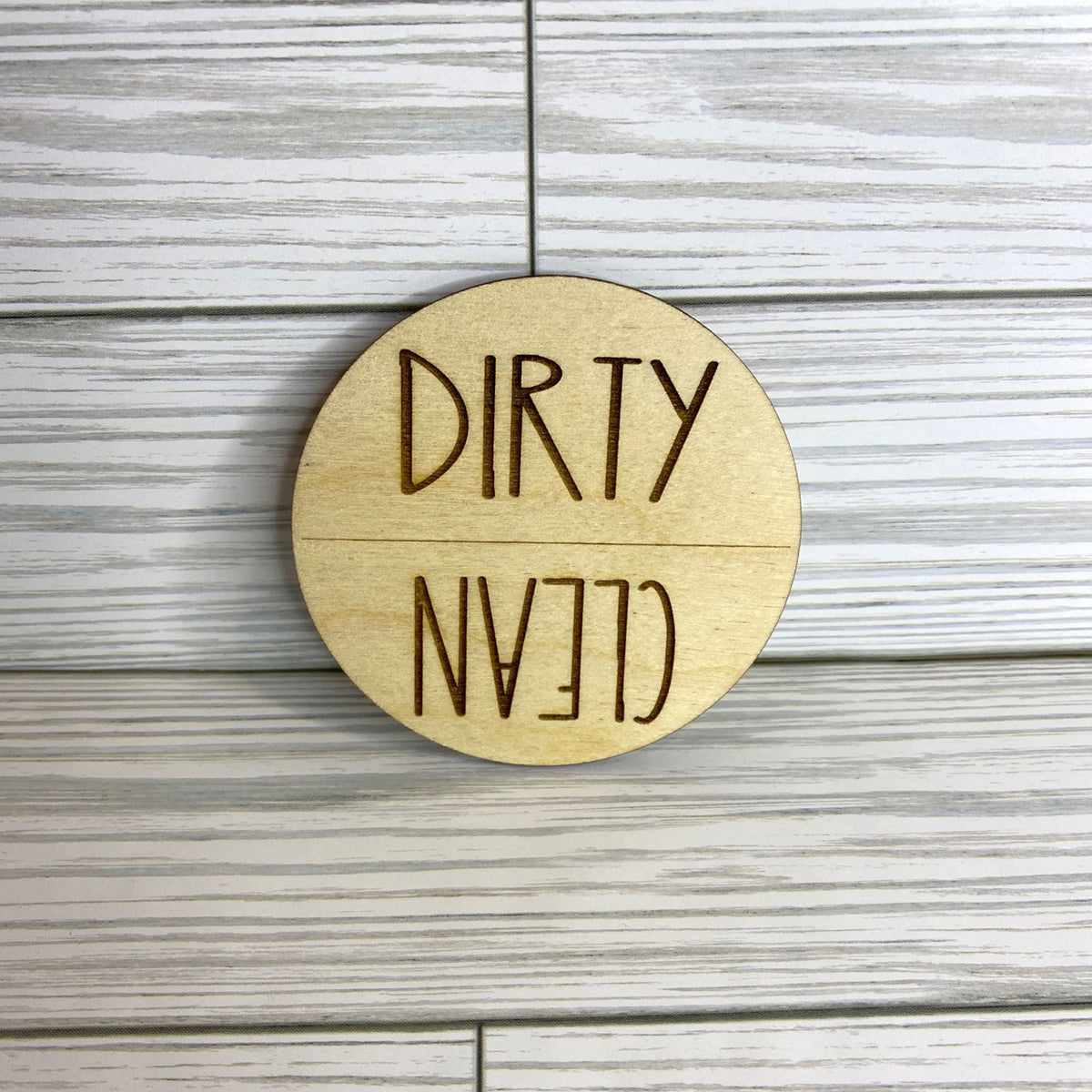 Simple Dirty-Clean Dishwasher Magnet – Glowforge Shop