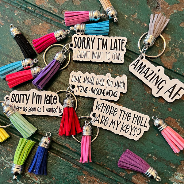 Snarky Keychains (Set of 10) β Glowforge Shop