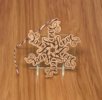 Snowflake - Love Ornament