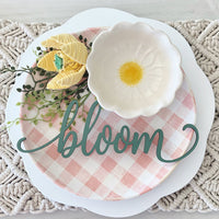 Spring Plate Words Tablescape (Set of 6)