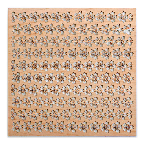 Glowforge Projects Spring Springtime in Kyoto Pattern (Glowforge Launch Video Exclusive ...