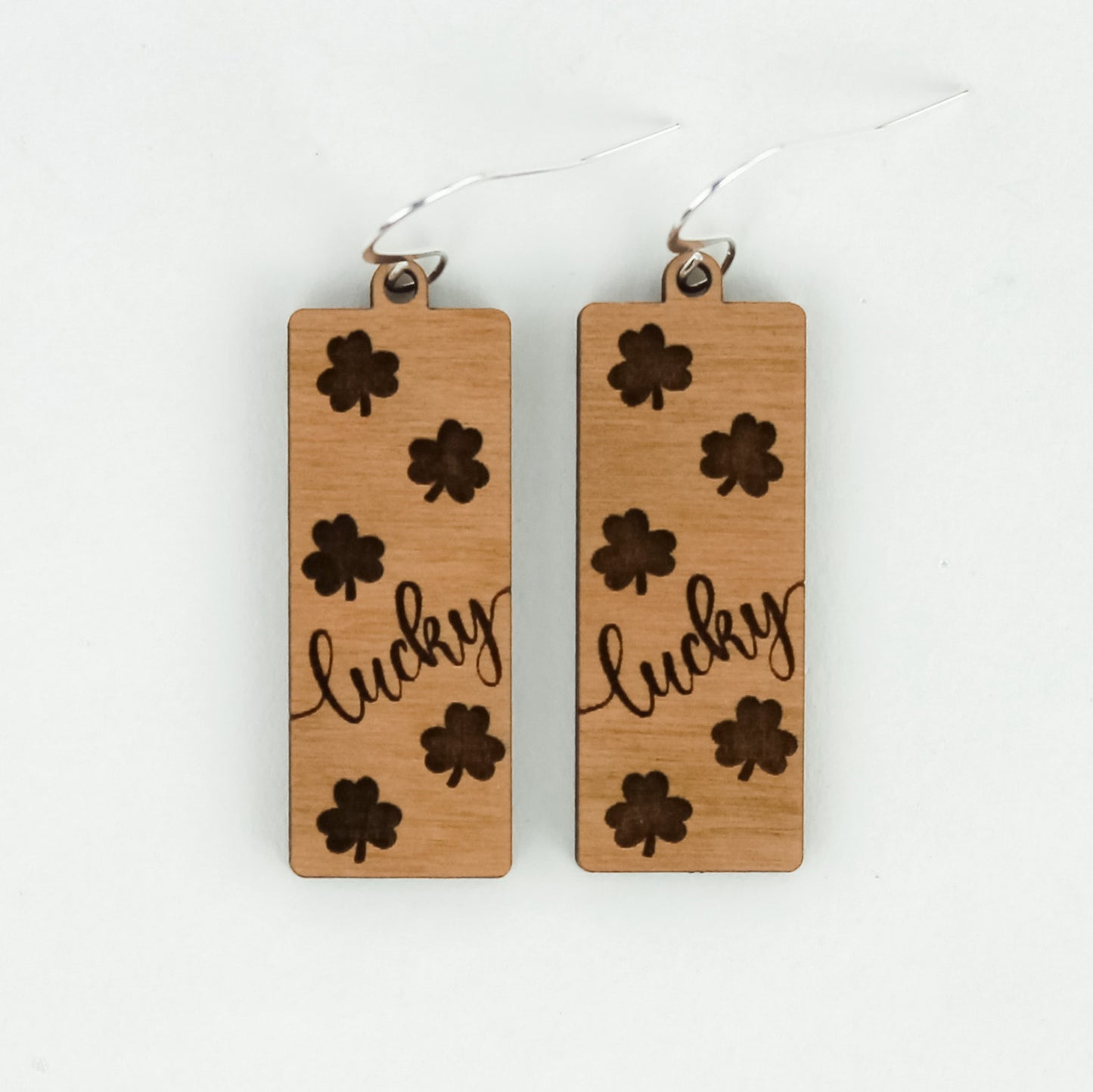 St. Patrick's Day Earrings - Lucky Dangle Earrings