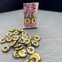 Sunflower Earring Holder Stand/ Display (Set of 6)