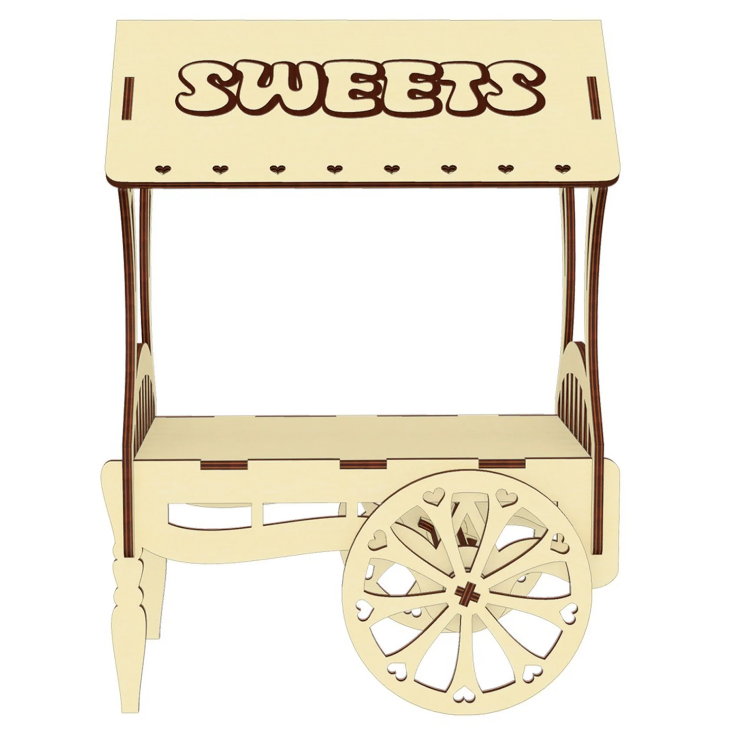 Vender Sweet Candy Push Cart