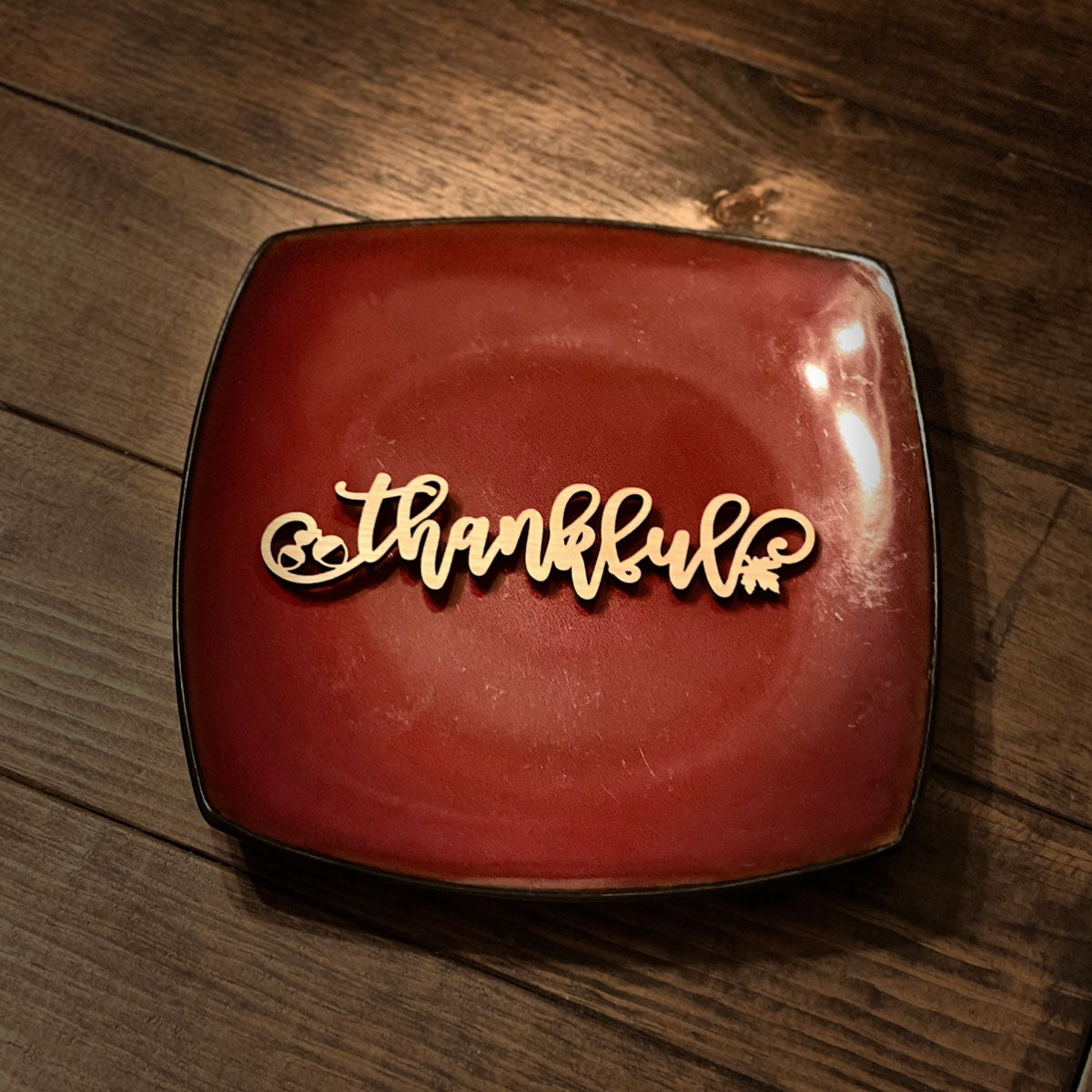 Thankful plate outlet