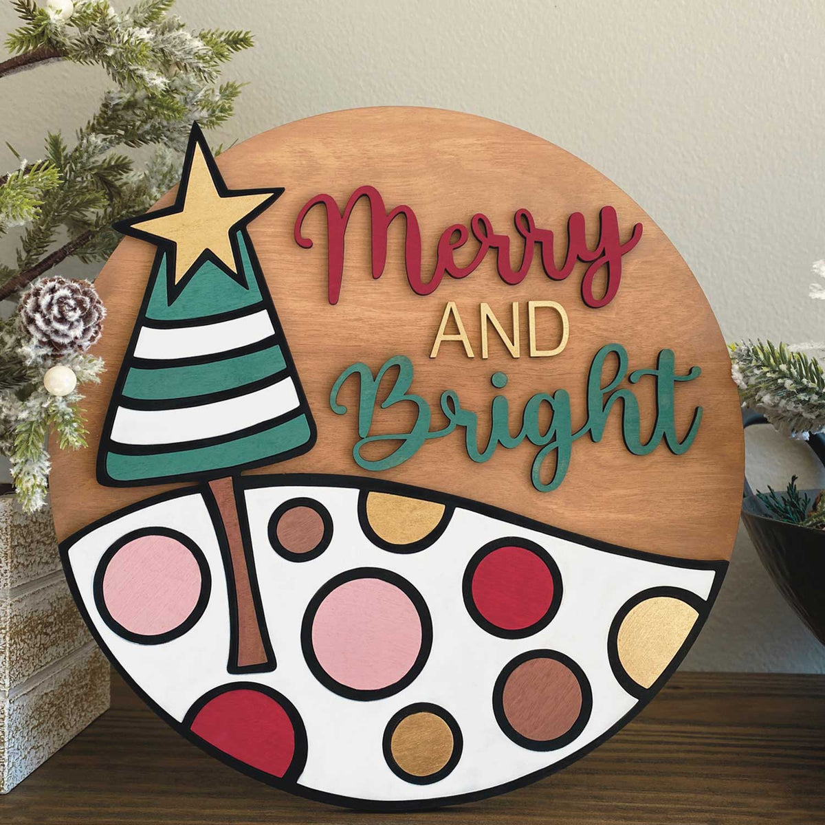 Whimsical Holiday Sign / Shelf Sitter – Glowforge Shop