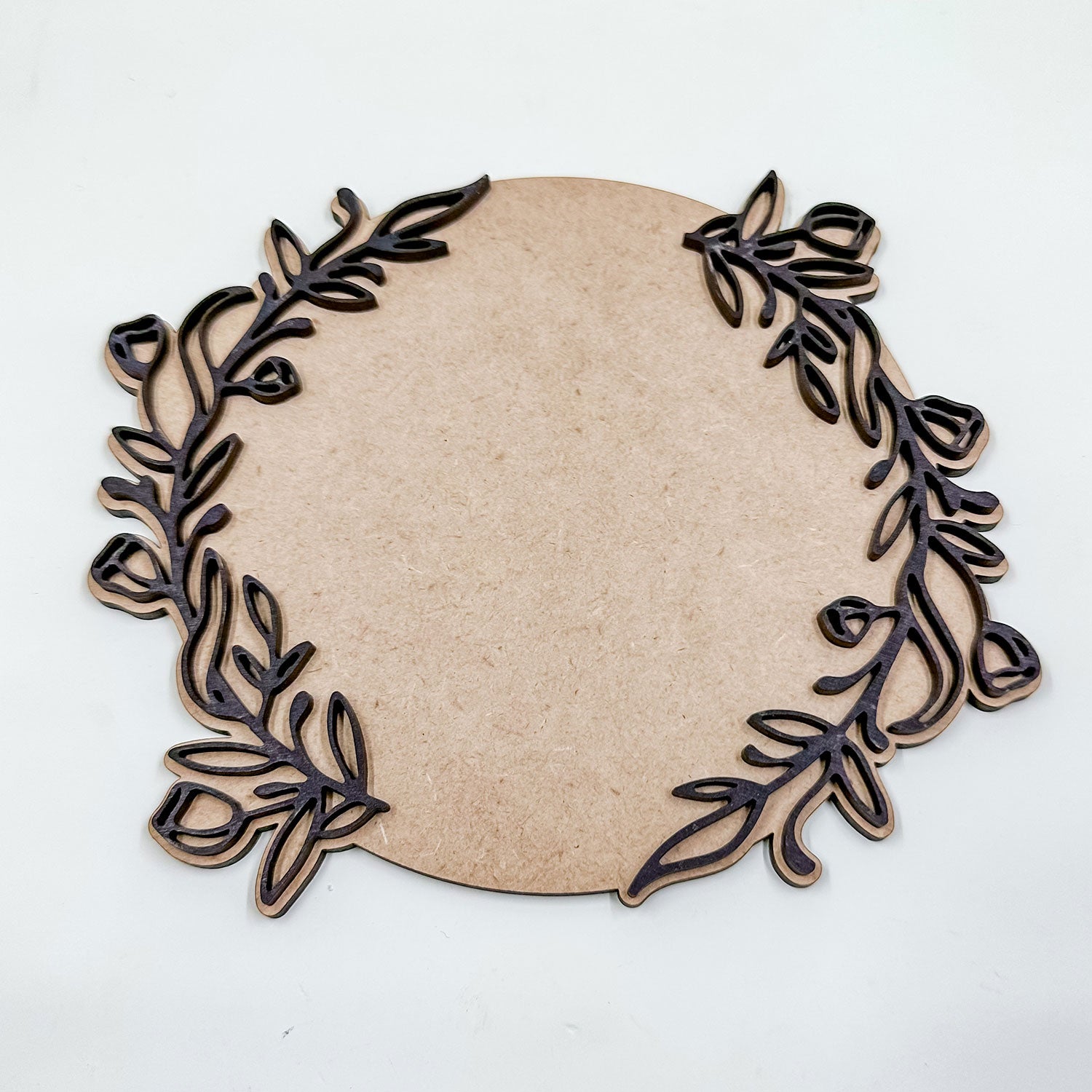 Wild Flower Monogram Framed Layered Sign – Glowforge Shop