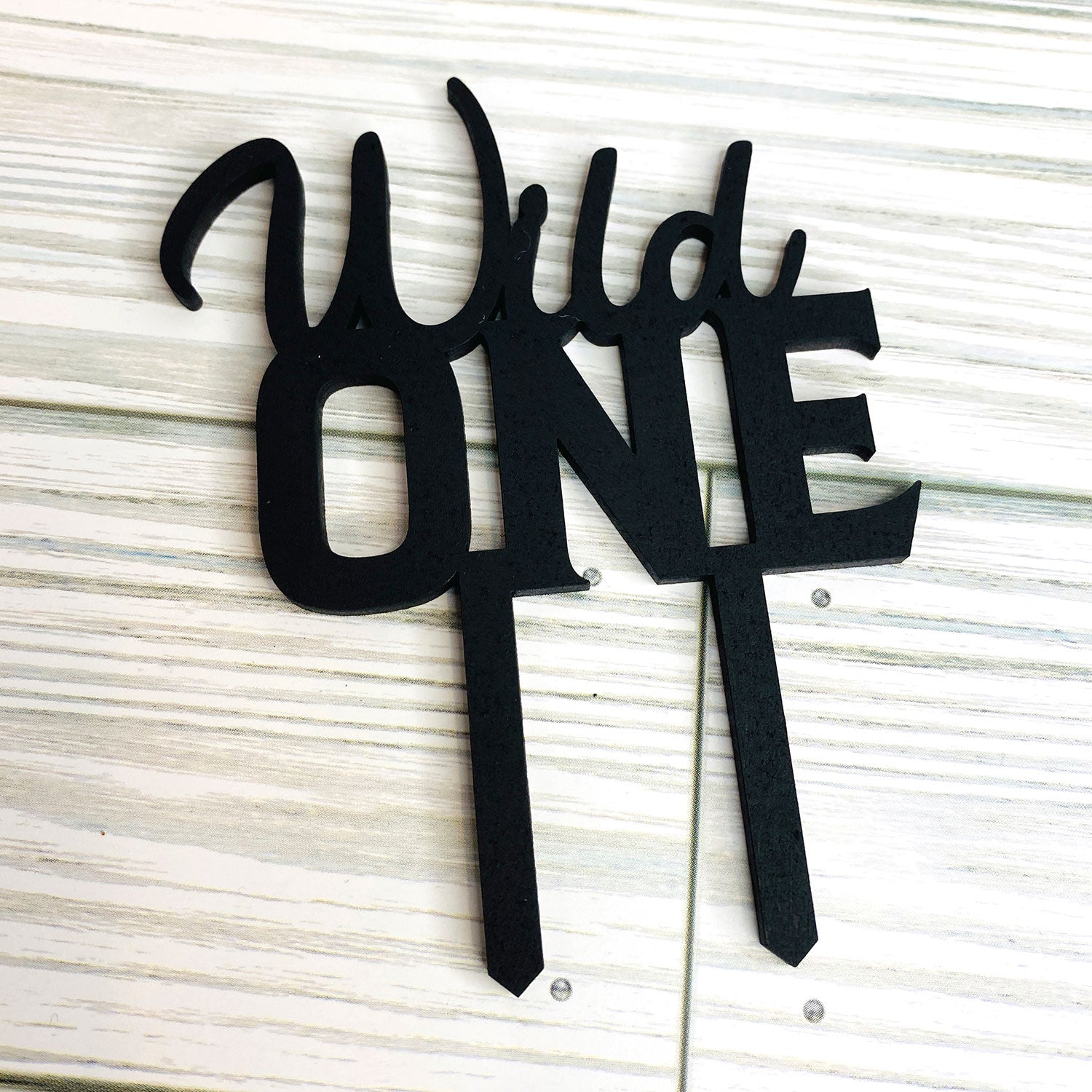 Wooden Wild One Cake Topper | Decorations NZ | The Party Room