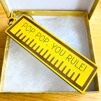 You Rule! - Ruler Keychain Ornament
