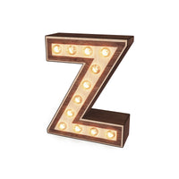 Light-up Marquee Letter Display "Z"