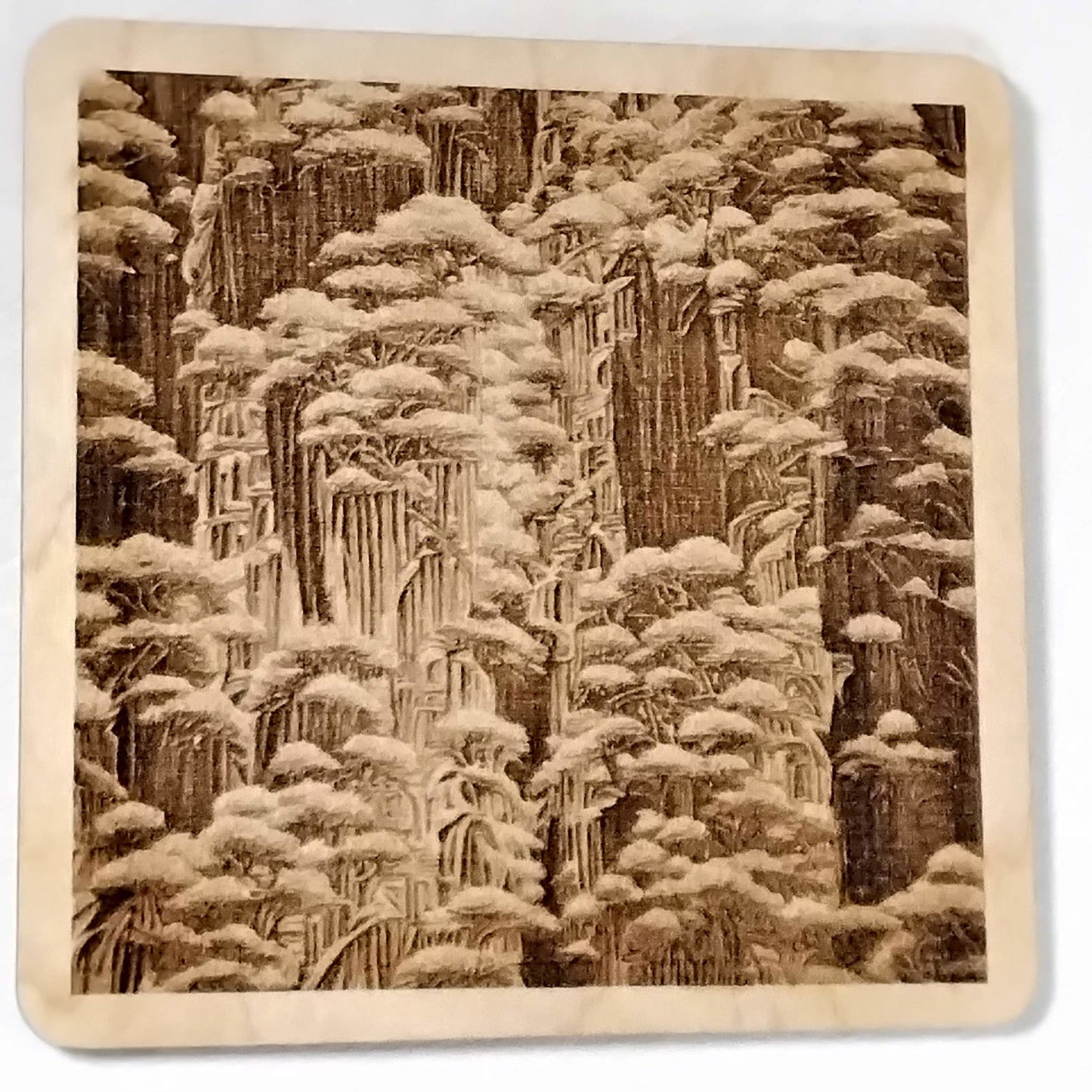 Zhang Jia Jie Cliffs Impression Square Coaster