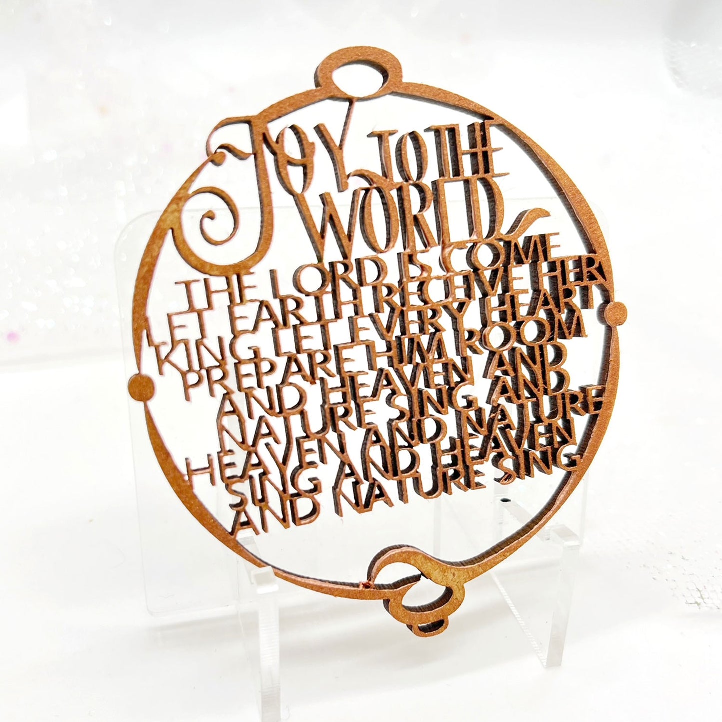 Christmas Carol Ornament - Joy to the World