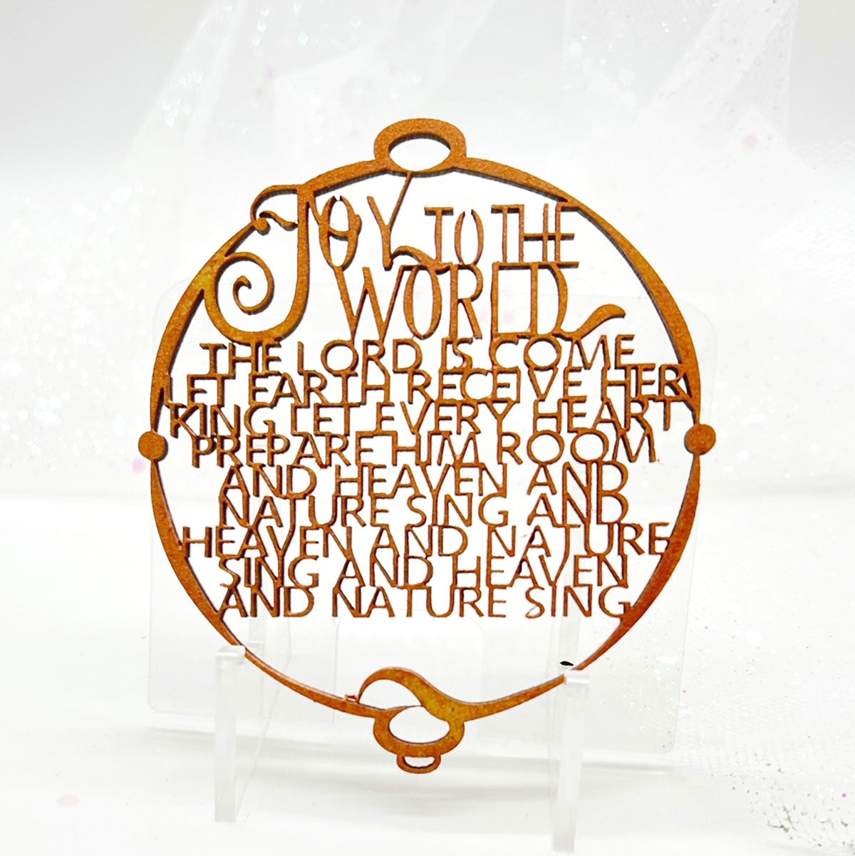 Christmas Carol Ornament - Joy to the World