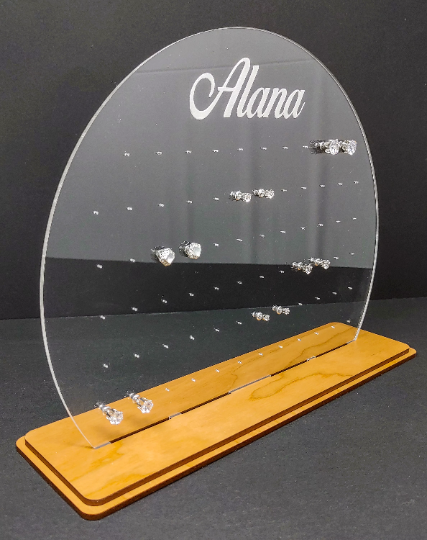Round Display Stand for Earring Studs