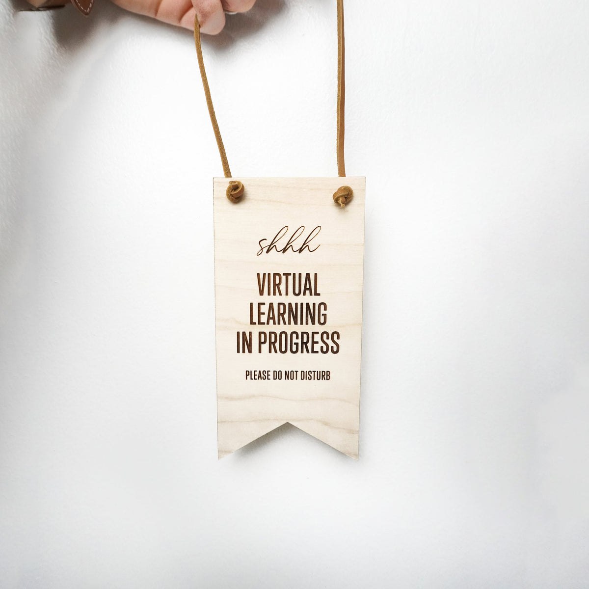 Virtual Learning Do Not Disturb Sign – Glowforge Shop