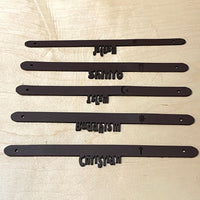 Leather Faith Bracelets (Set of 5)
