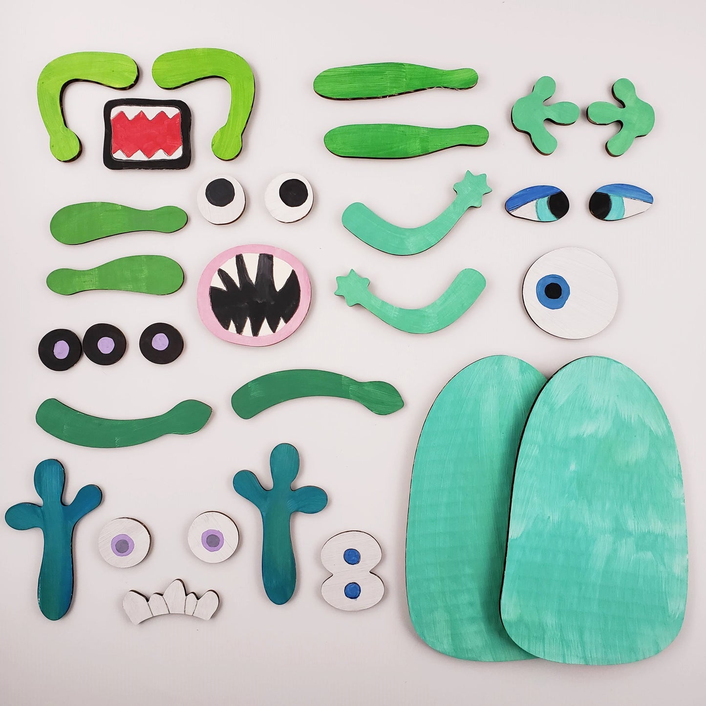 DIY Make-A-Monster Kit (Set of 97 Parts)