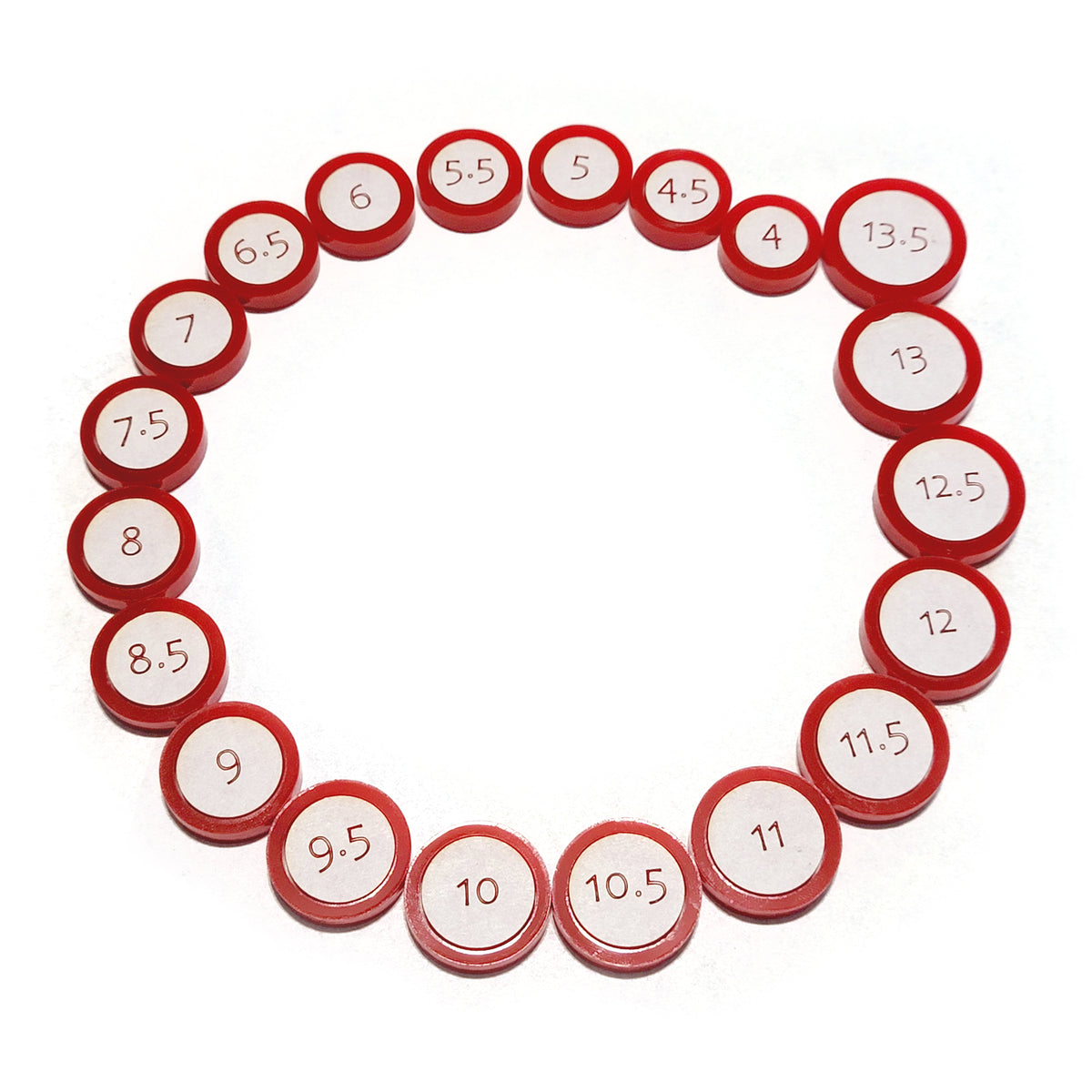 Ring Stringtemplate Ring Templates Various Sizes – Glowforge Shop