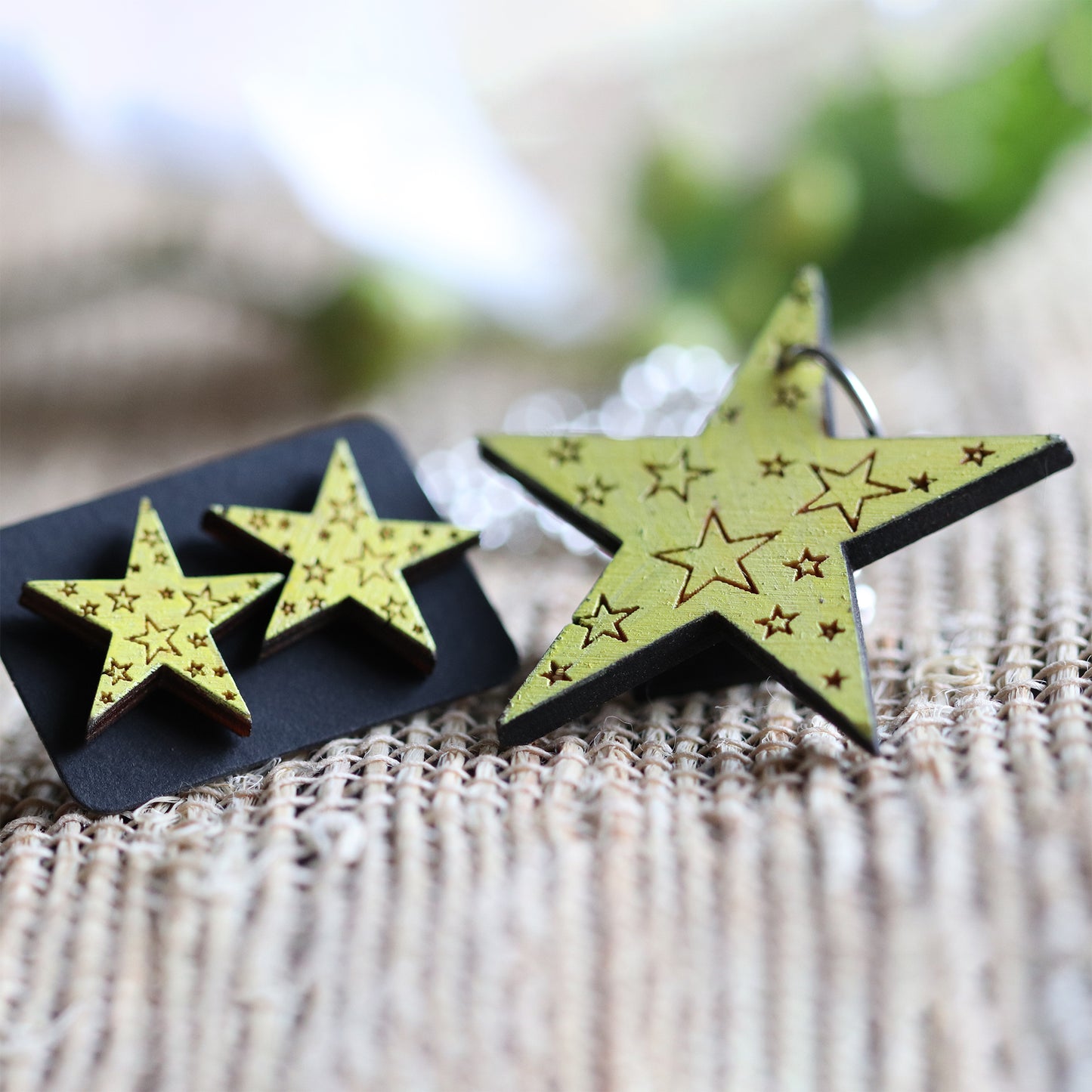 Star Earring and Pendant Set