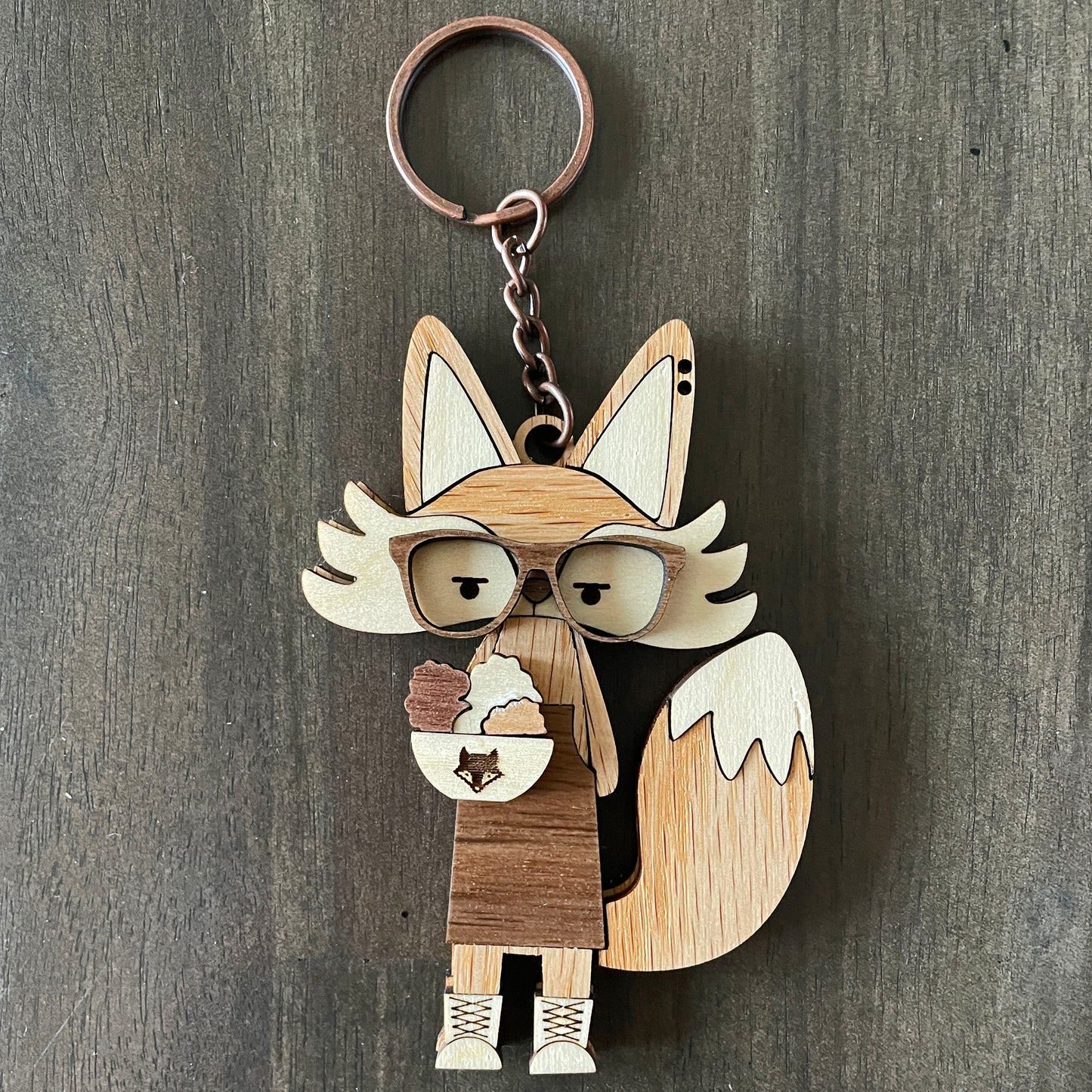 Millennimal Keychain - Tobias the Fox