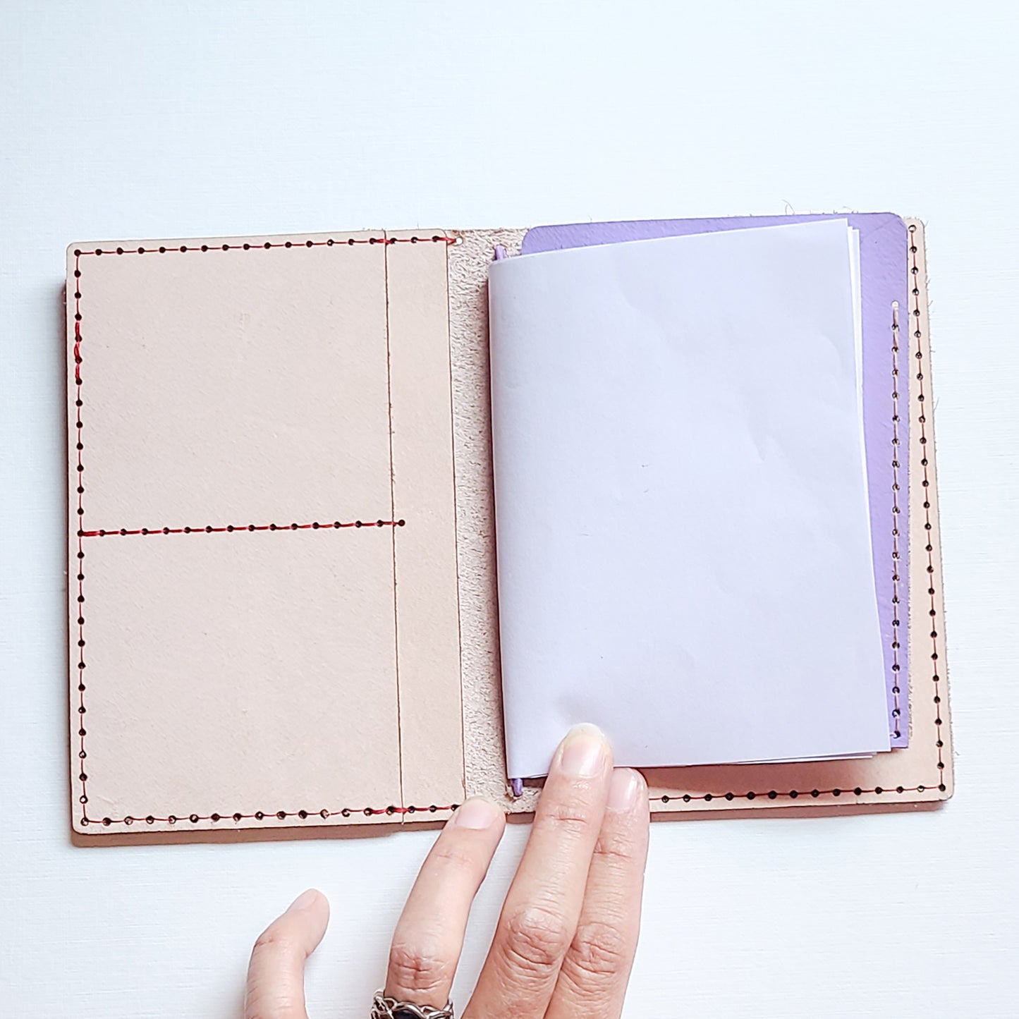 Refillable Travel Diary and Passport Wallet